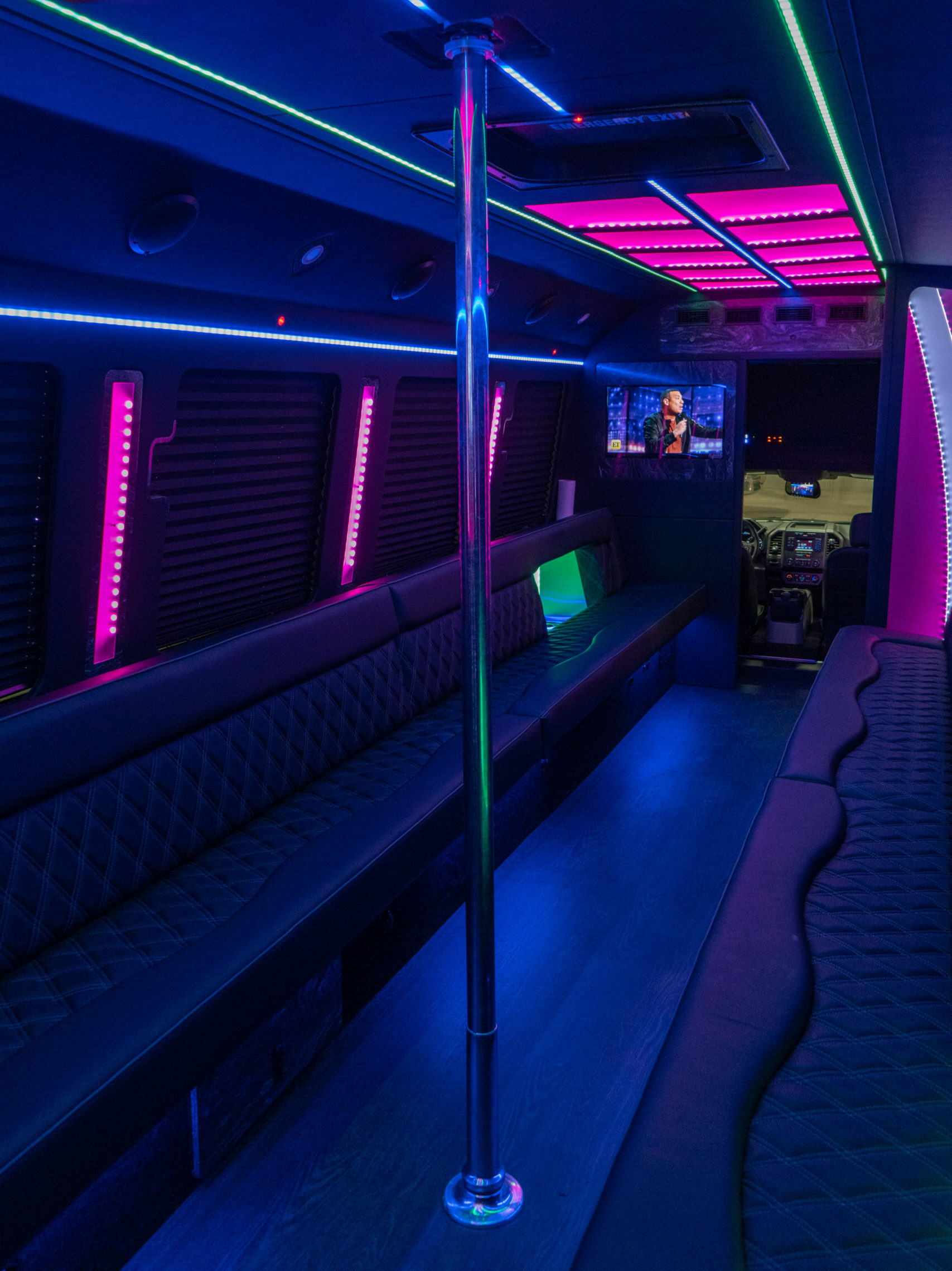 Large Luxury Party Bus with Pole! - Image 2